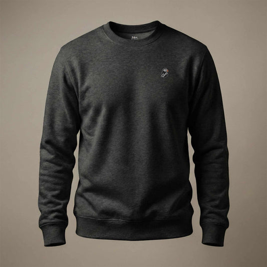 AukCliff Simple Sweatshirt Charcoal Heather / S Simple Sweatshirt