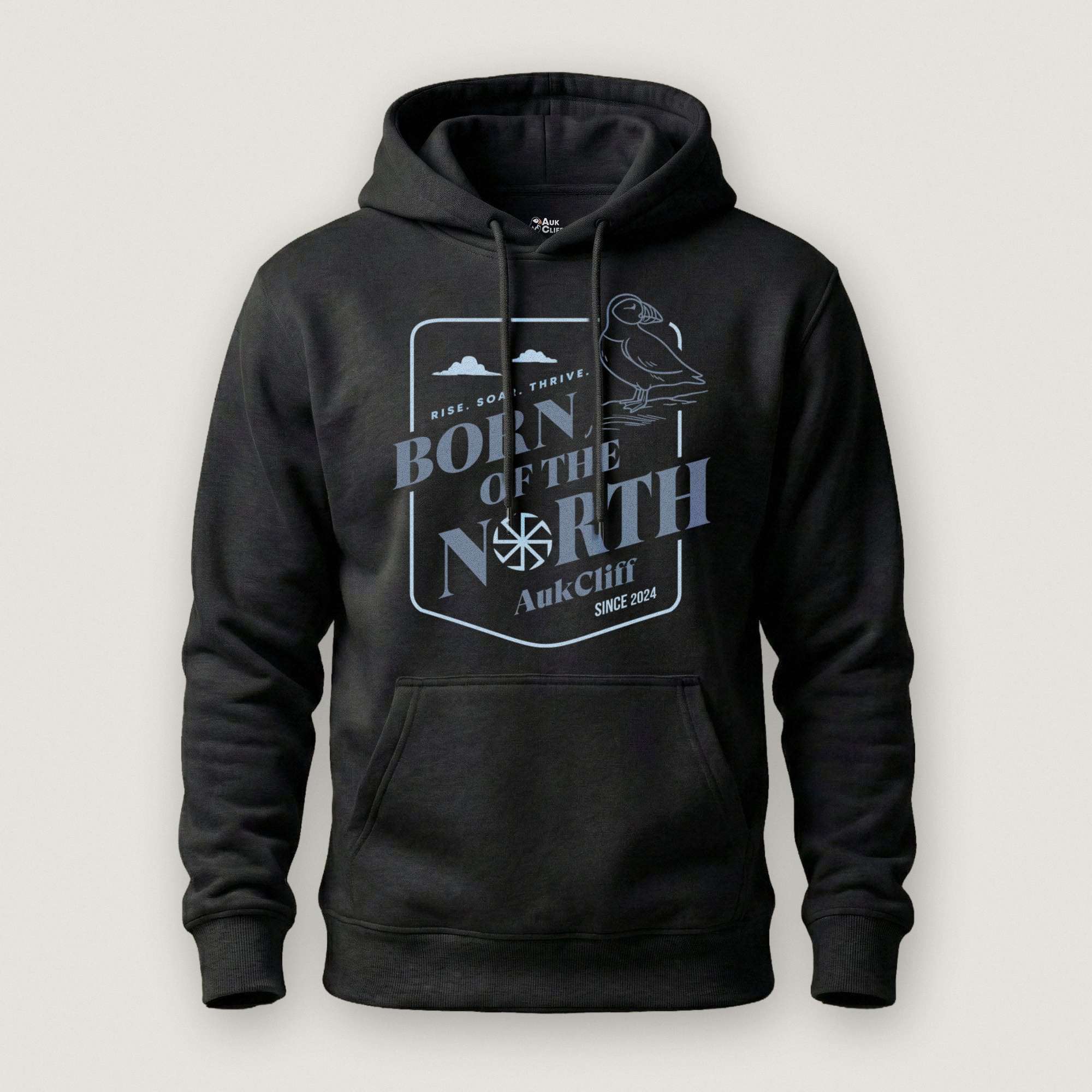 AukCliff® The Origin Collection Hoodie Black / S Born of the North Hoodie