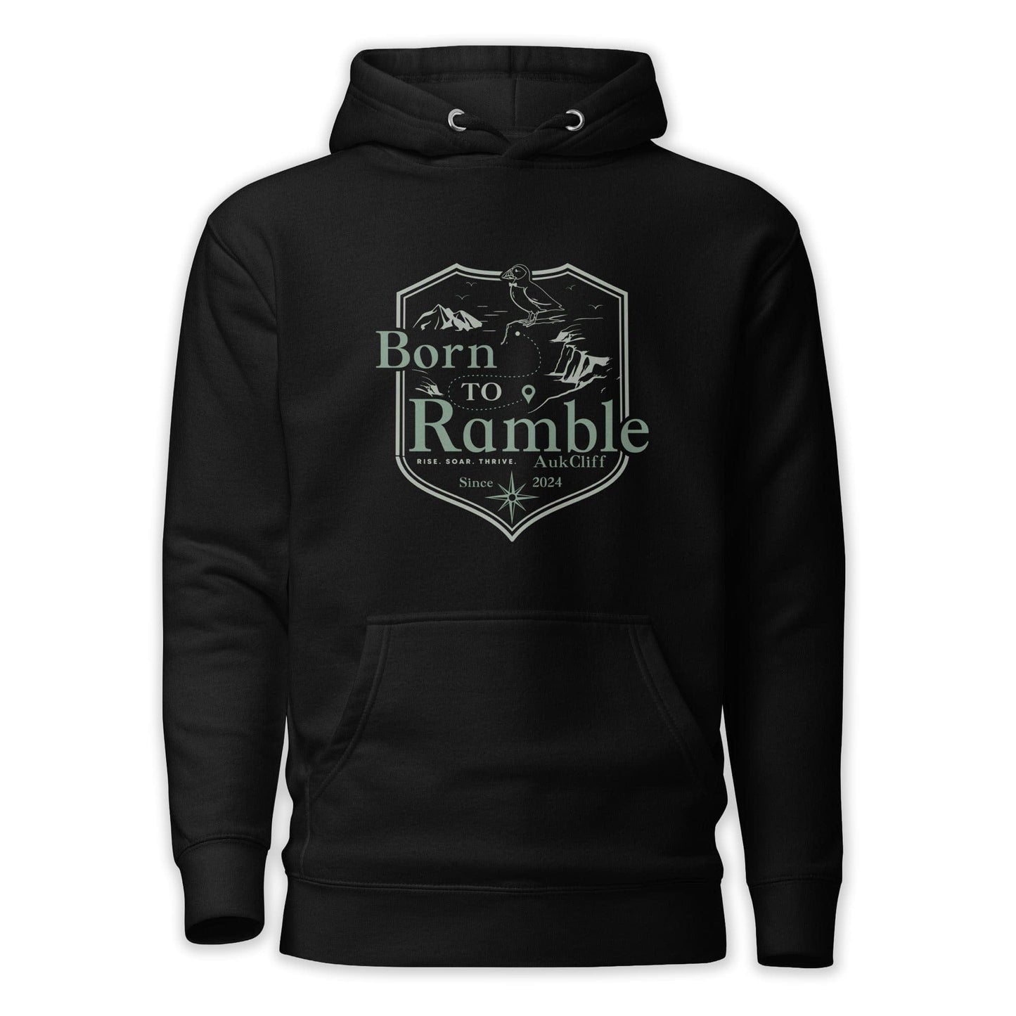 AukCliff® The Origin Collection Hoodie Black / S Born to Ramble Hoodie
