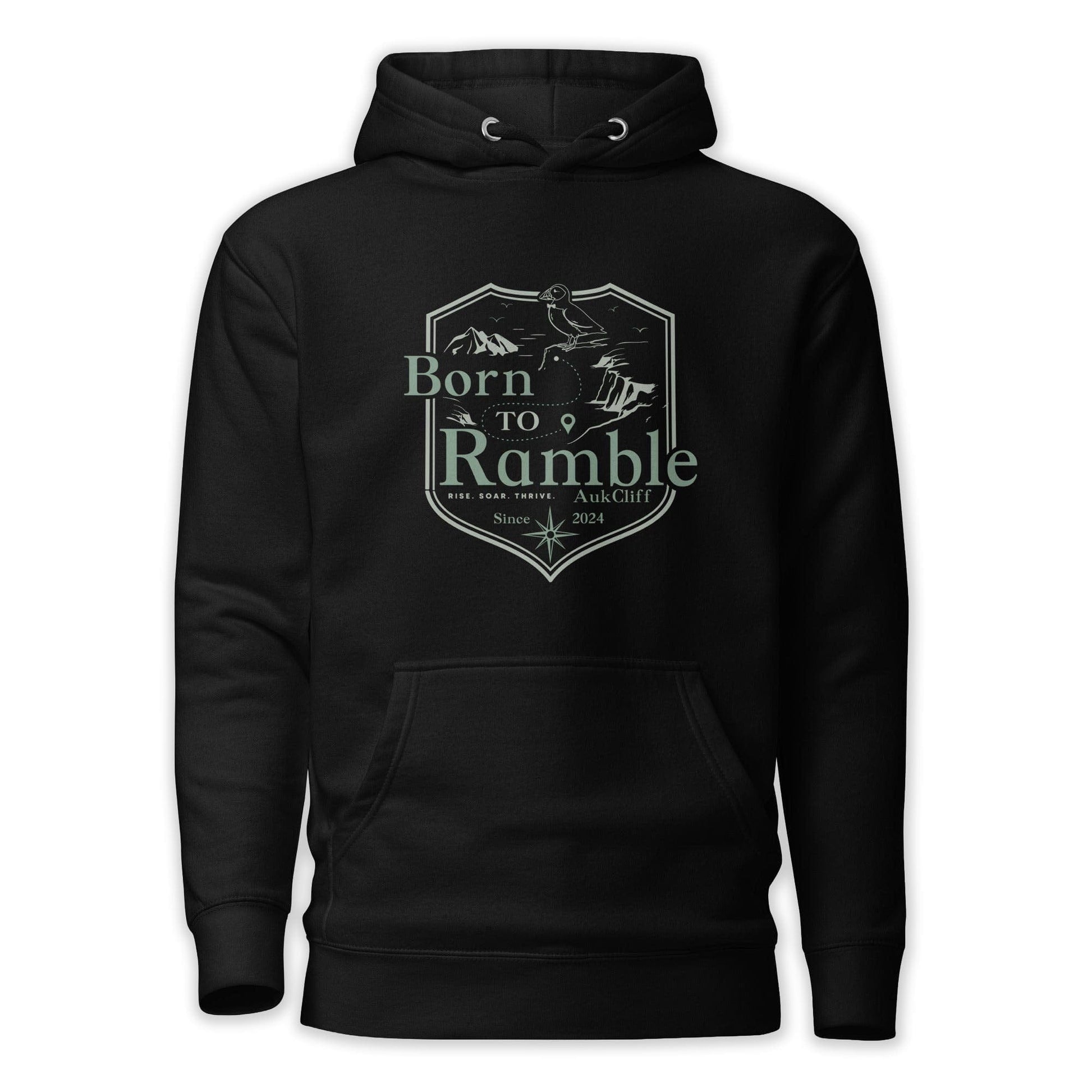 AukCliff® The Origin Collection Hoodie Black / S Born to Ramble Hoodie