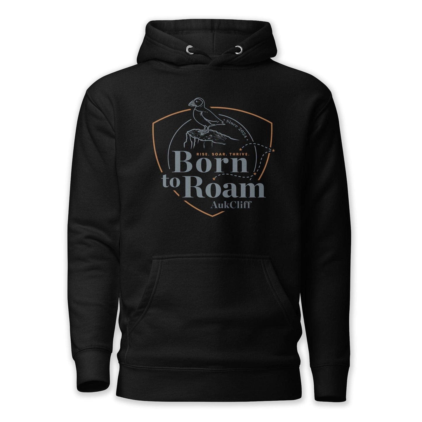 AukCliff® The Origin Collection Hoodie Black / S Born to Roam Hoodie
