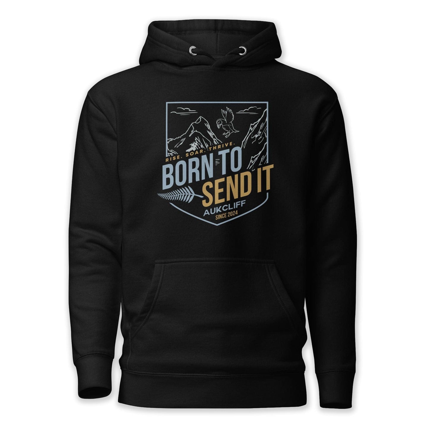 AukCliff® The Origin Collection Hoodie Black / S Born to Send It Hoodie