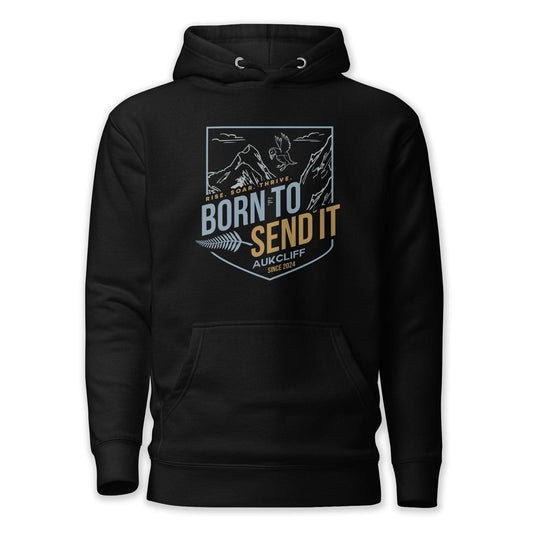 AukCliff® The Origin Collection Hoodie Black / S Born to Send It Hoodie