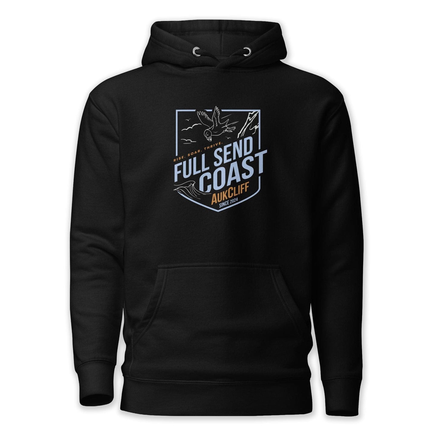AukCliff® The Origin Collection Hoodie Black / S Full Send Coast Hoodie