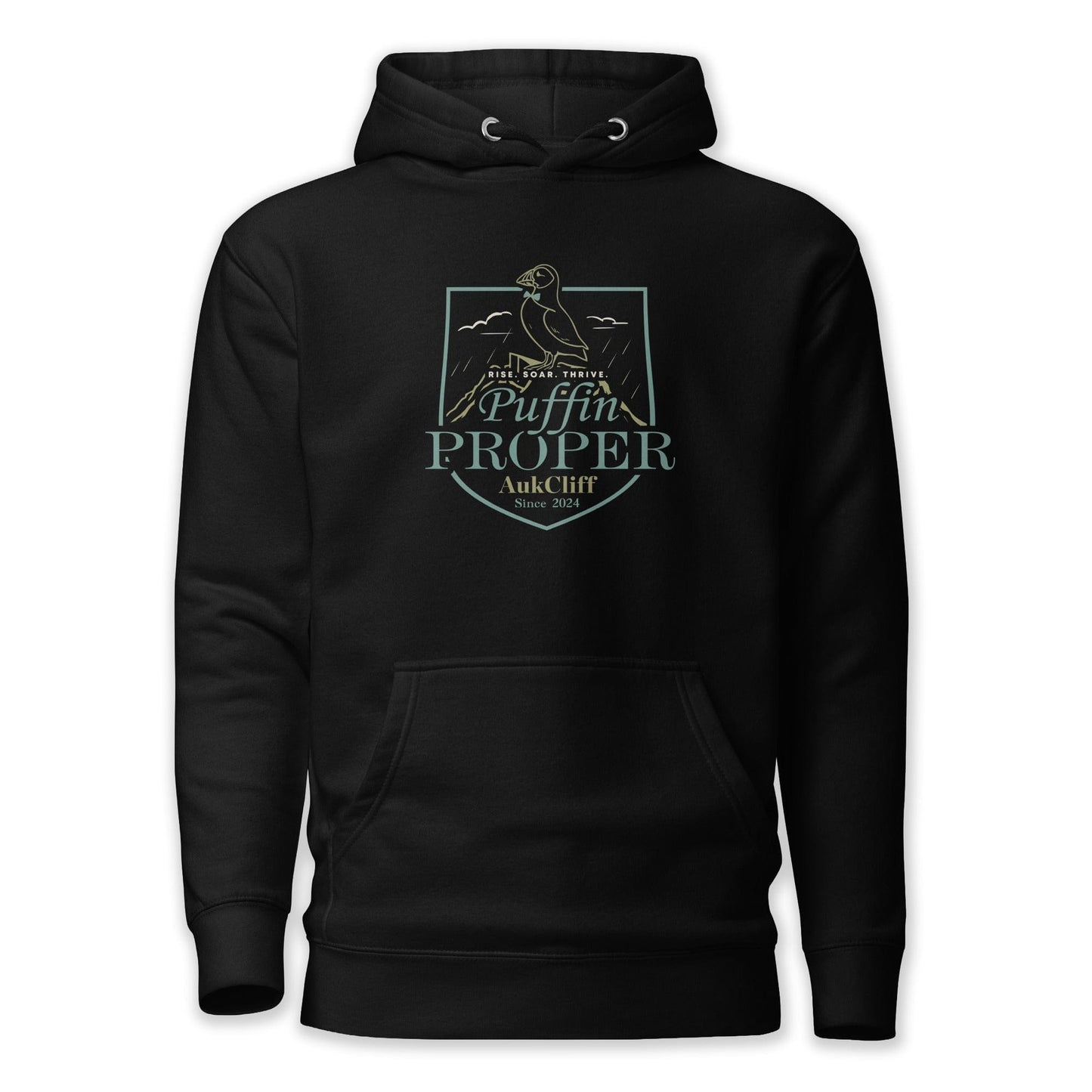 AukCliff® The Origin Collection Hoodie Black / S Puffin Proper Hoodie