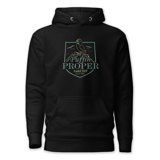 AukCliff® The Origin Collection Hoodie Black / S Puffin Proper Hoodie