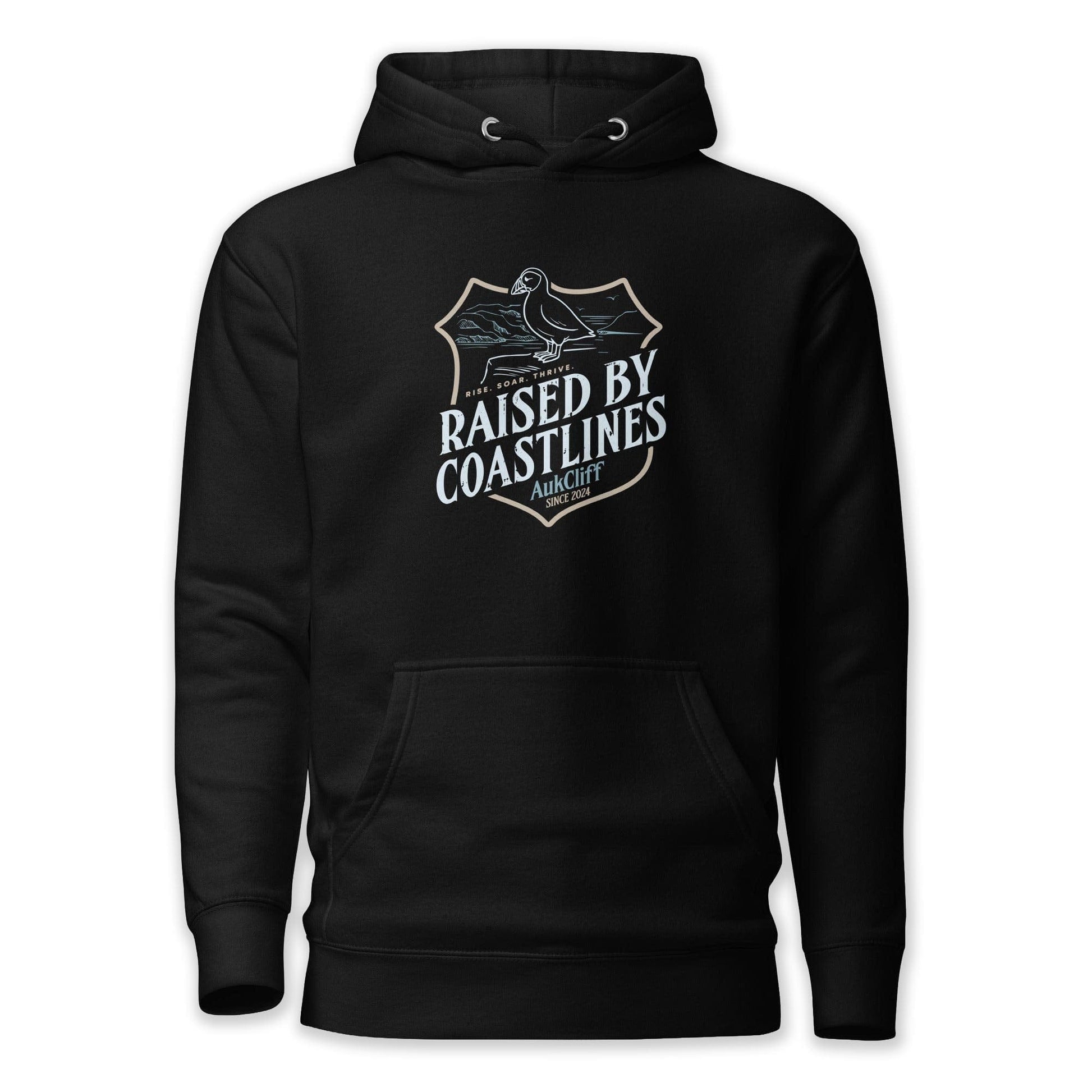 AukCliff® The Origin Collection Hoodie Black / S Raised by Coastlines Hoodie