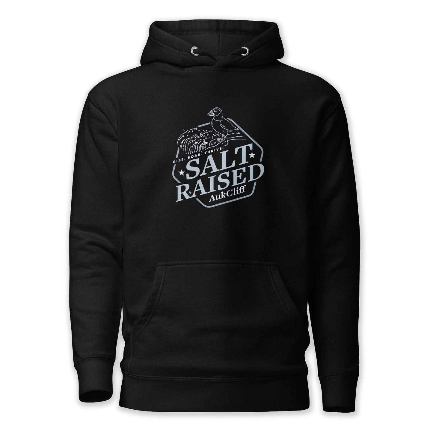 AukCliff® The Origin Collection Hoodie Black / S Salt Raised Hoodie