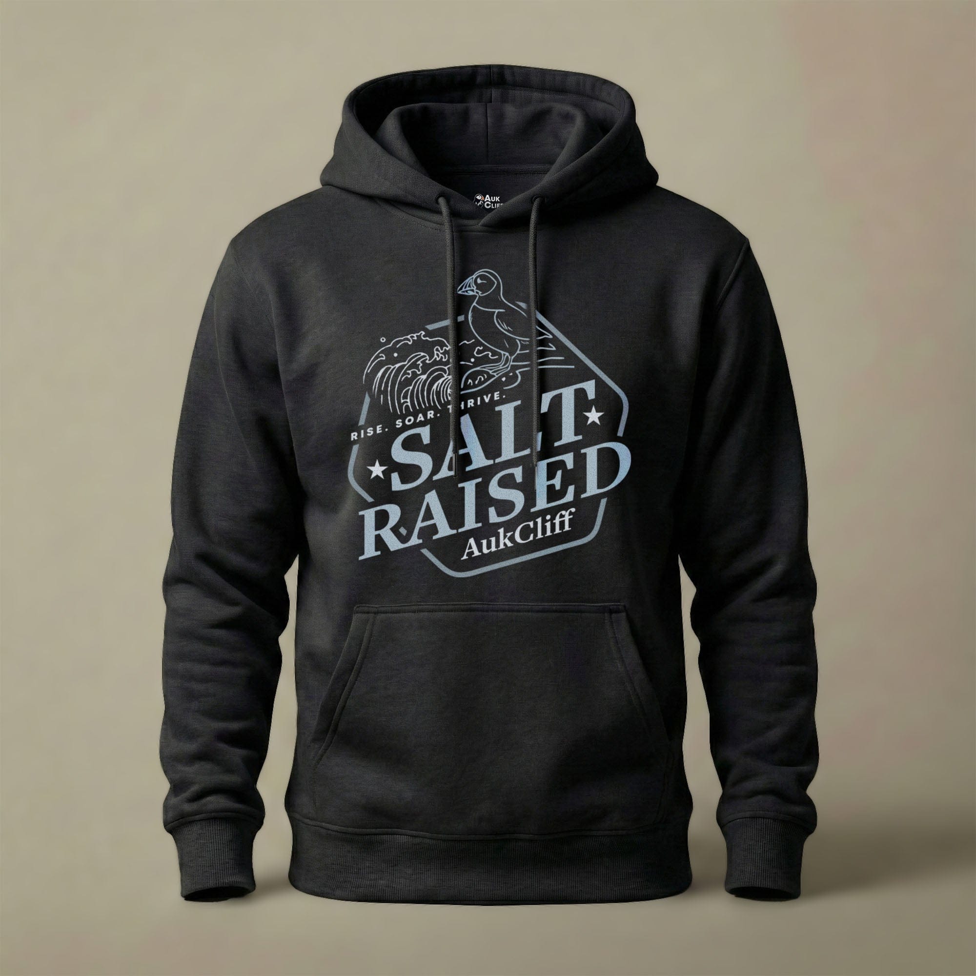 AukCliff® The Origin Collection Hoodie Black / S Salt Raised Hoodie