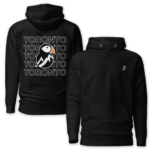 AukCliff® The Origin Collection Hoodie Black / S Toronto North Born Back Print Hoodie