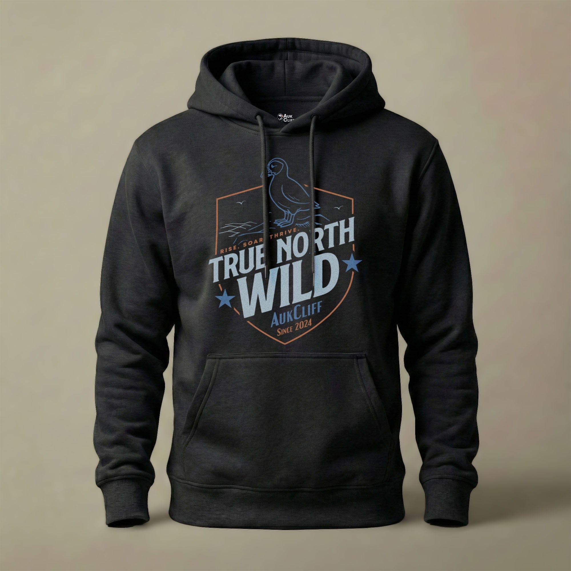AukCliff® The Origin Collection Hoodie Black / S True North Wild Hoodie
