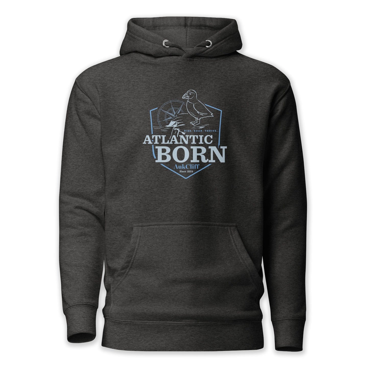 AukCliff® The Origin Collection Hoodie Charcoal Heather / S Atlantic Born Hoodie