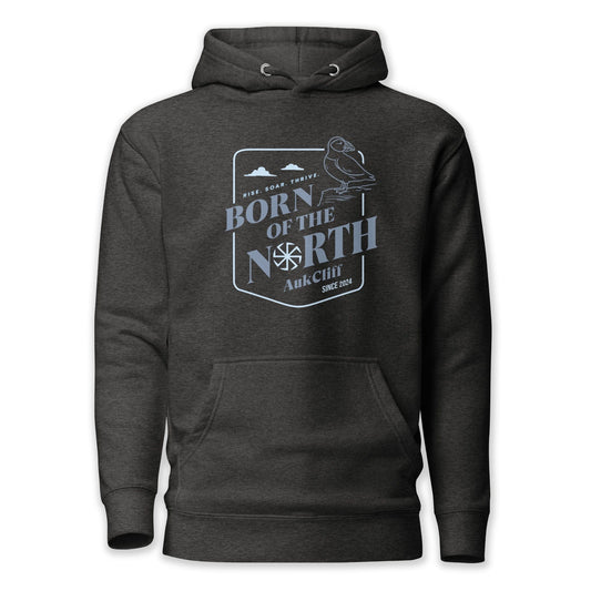 AukCliff® The Origin Collection Hoodie Charcoal Heather / S Born of the North Hoodie
