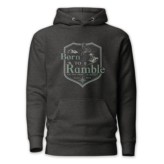 AukCliff® The Origin Collection Hoodie Charcoal Heather / S Born to Ramble Hoodie
