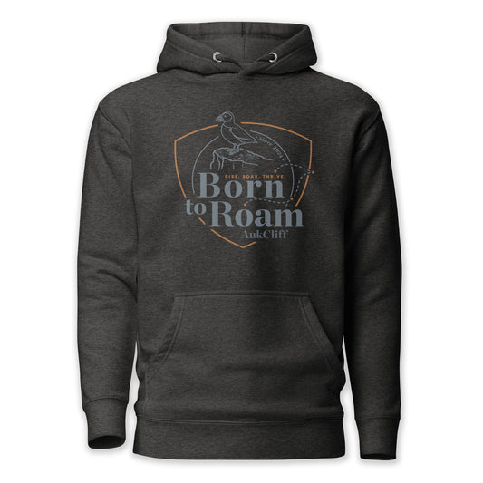 AukCliff® The Origin Collection Hoodie Charcoal Heather / S Born to Roam Hoodie