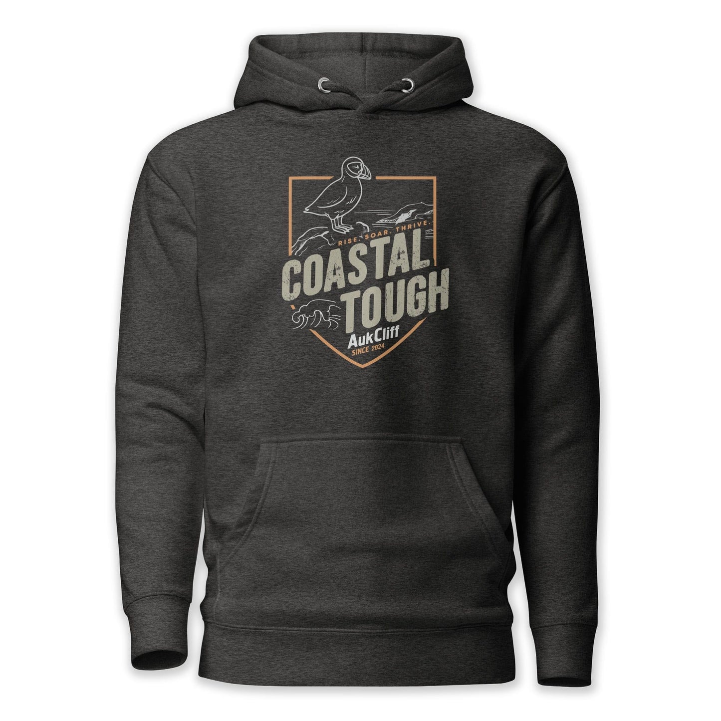AukCliff® The Origin Collection Hoodie Charcoal Heather / S Coastal Tough Hoodie