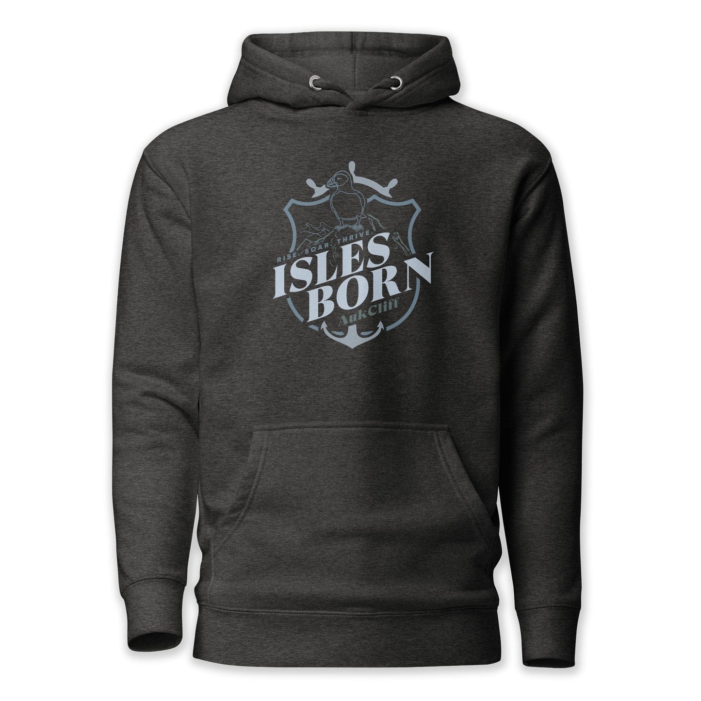 AukCliff® The Origin Collection Hoodie Charcoal Heather / S Isles Born Hoodie
