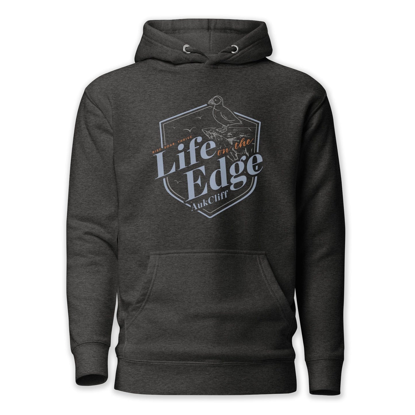 AukCliff® The Origin Collection Hoodie Charcoal Heather / S Life on the Edge Hoodie