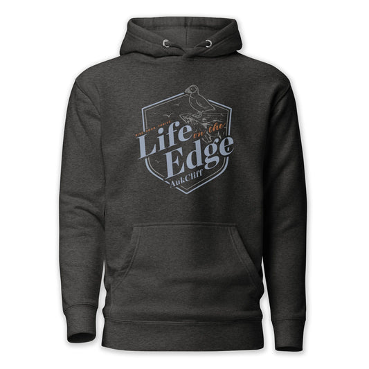 AukCliff® The Origin Collection Hoodie Charcoal Heather / S Life on the Edge Hoodie