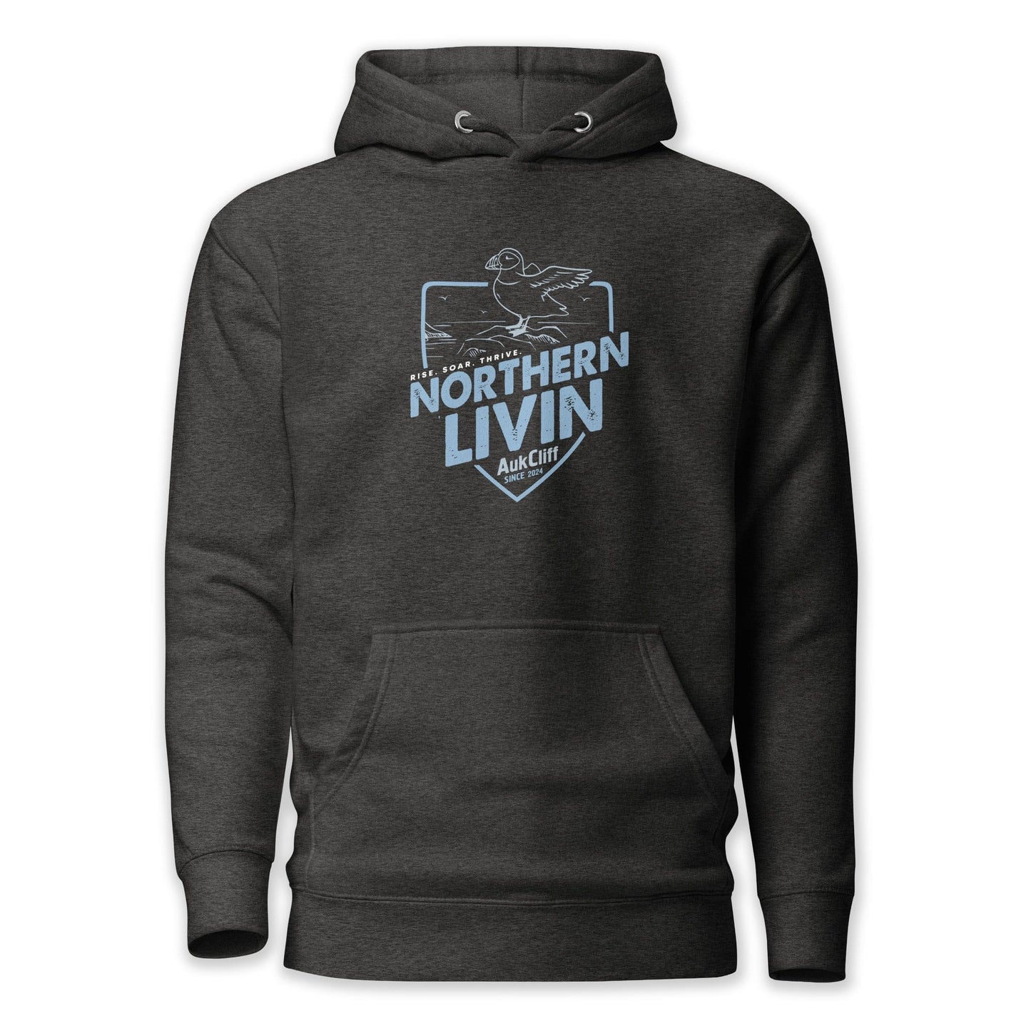 AukCliff® The Origin Collection Hoodie Charcoal Heather / S Northern Livin’ Hoodie