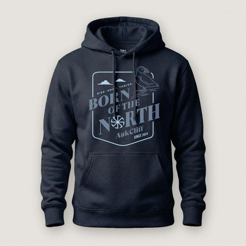 AukCliff® The Origin Collection Hoodie Navy Blazer / S Born of the North Hoodie