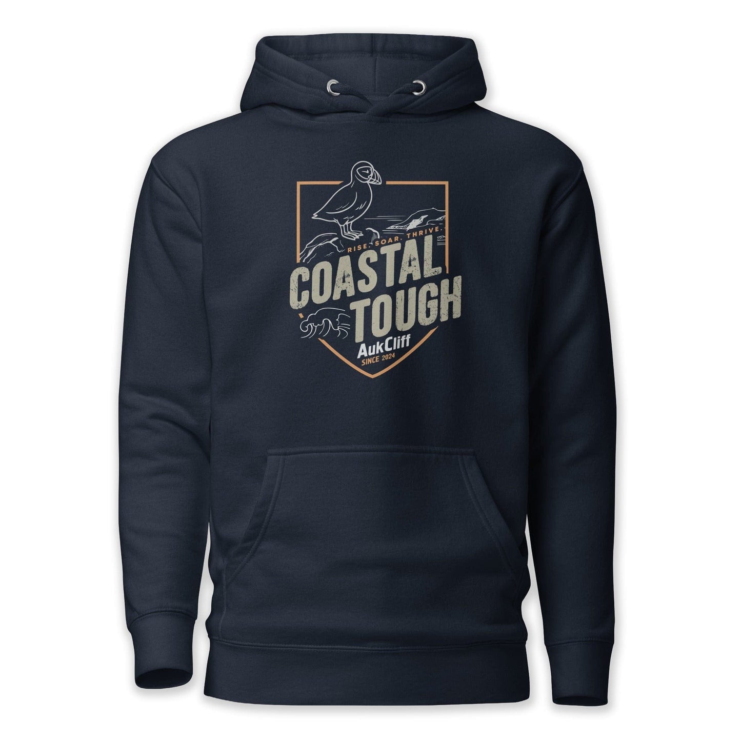 AukCliff® The Origin Collection Hoodie Navy Blazer / S Coastal Tough Hoodie