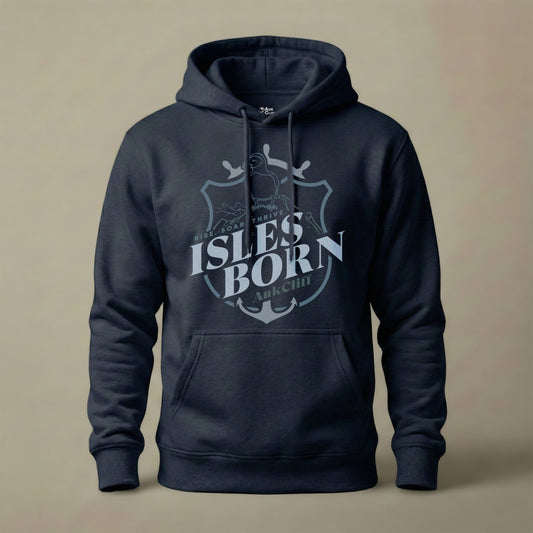 AukCliff® The Origin Collection Hoodie Navy Blazer / S Isles Born Hoodie