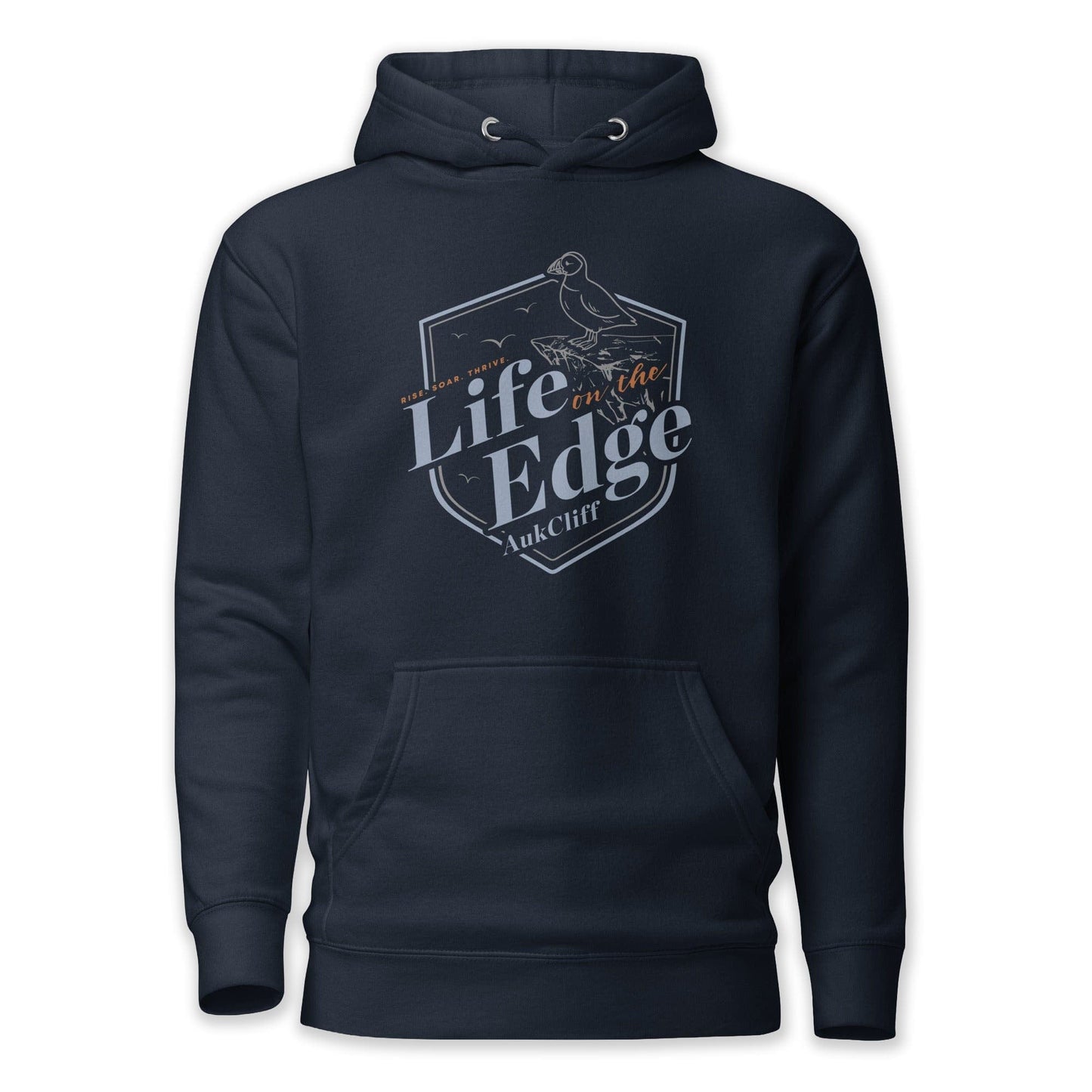 AukCliff® The Origin Collection Hoodie Navy Blazer / S Life on the Edge Hoodie