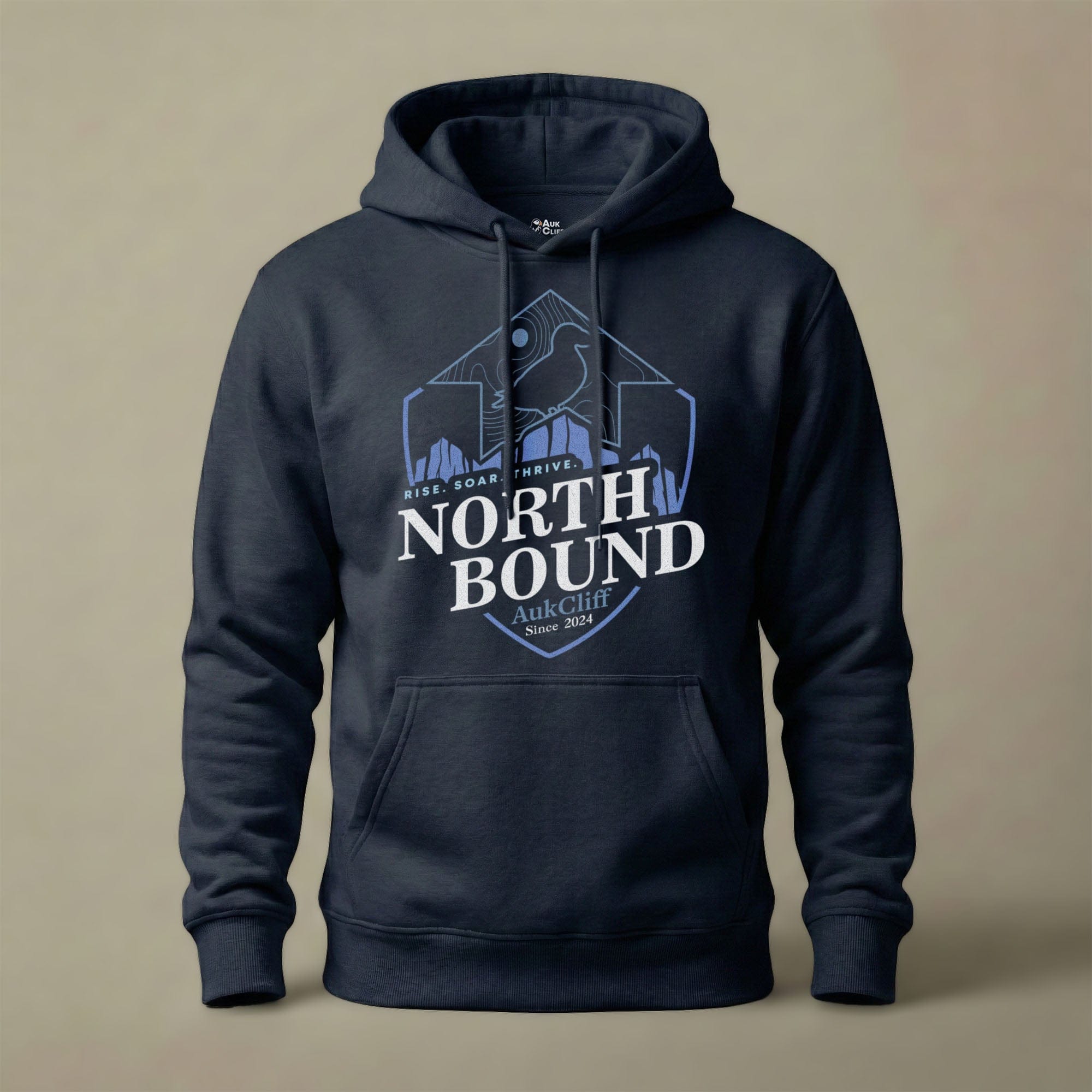 AukCliff® The Origin Collection Hoodie Navy Blazer / S North Bound Hoodie