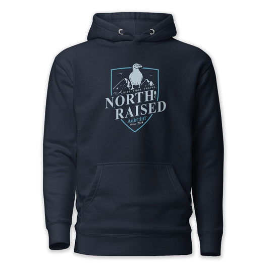 AukCliff® The Origin Collection Hoodie Navy Blazer / S North Raised Hoodie