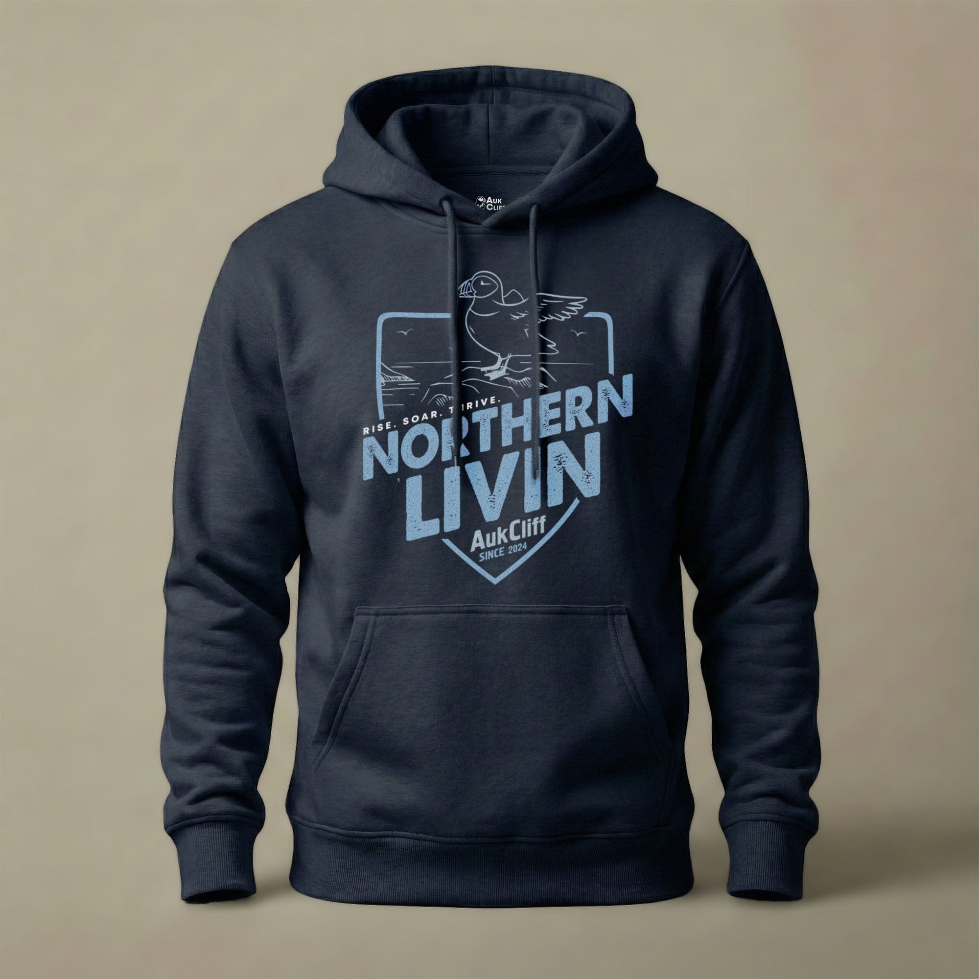 AukCliff® The Origin Collection Hoodie Navy Blazer / S Northern Livin’ Hoodie