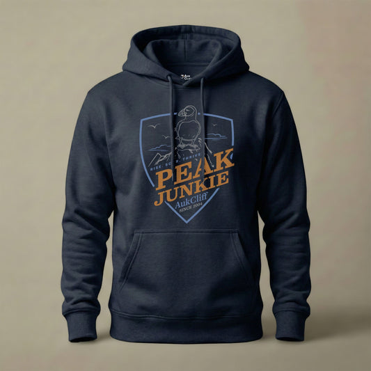 AukCliff® The Origin Collection Hoodie Navy Blazer / S Peak Junkie Hoodie