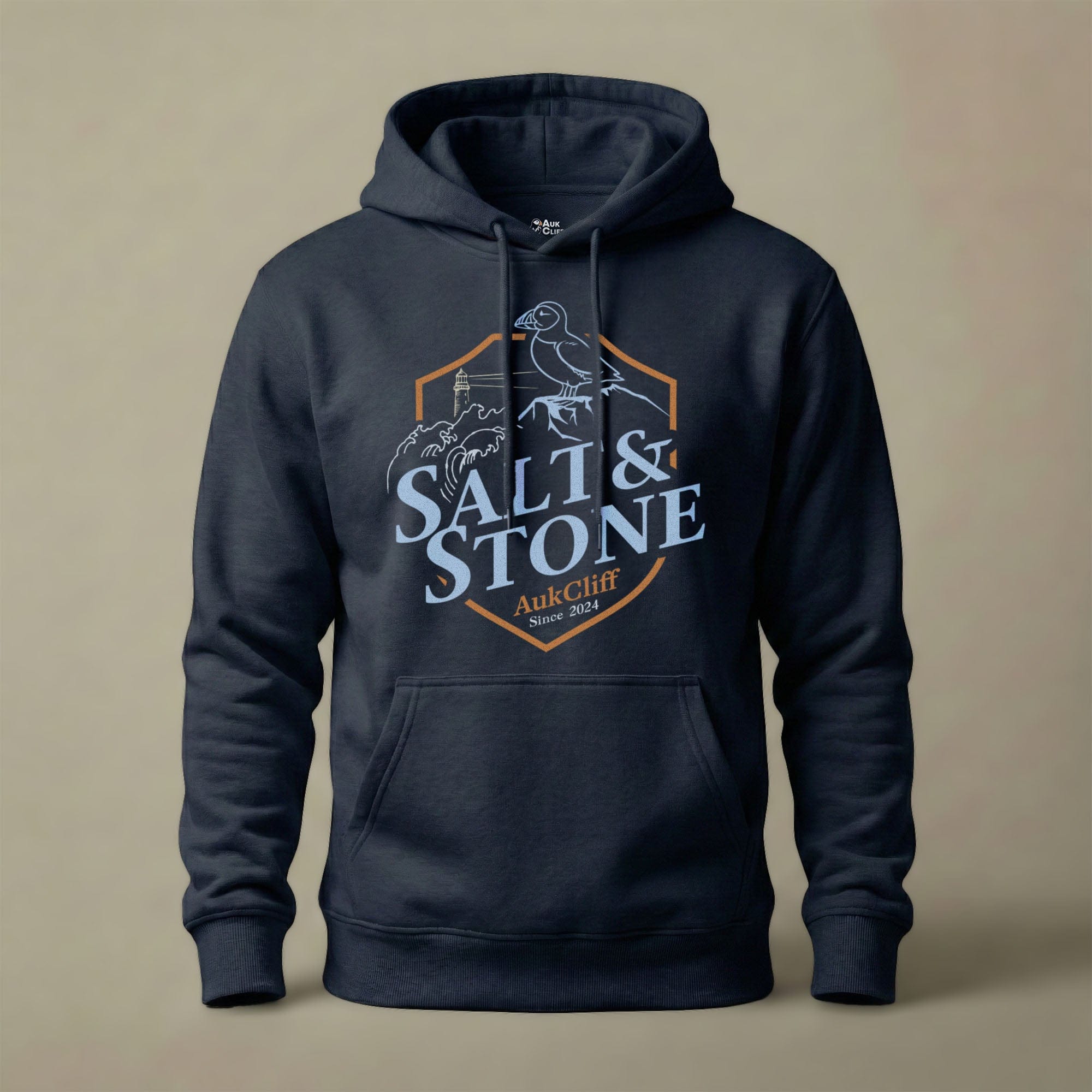 AukCliff® The Origin Collection Hoodie Navy Blazer / S Salt & Stone Hoodie