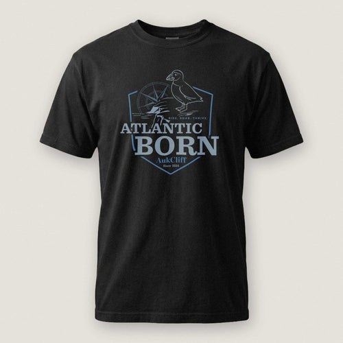 AukCliff® The Origin Collection T-shirt Black / S Atlantic Born Comfort Colors T-Shirt