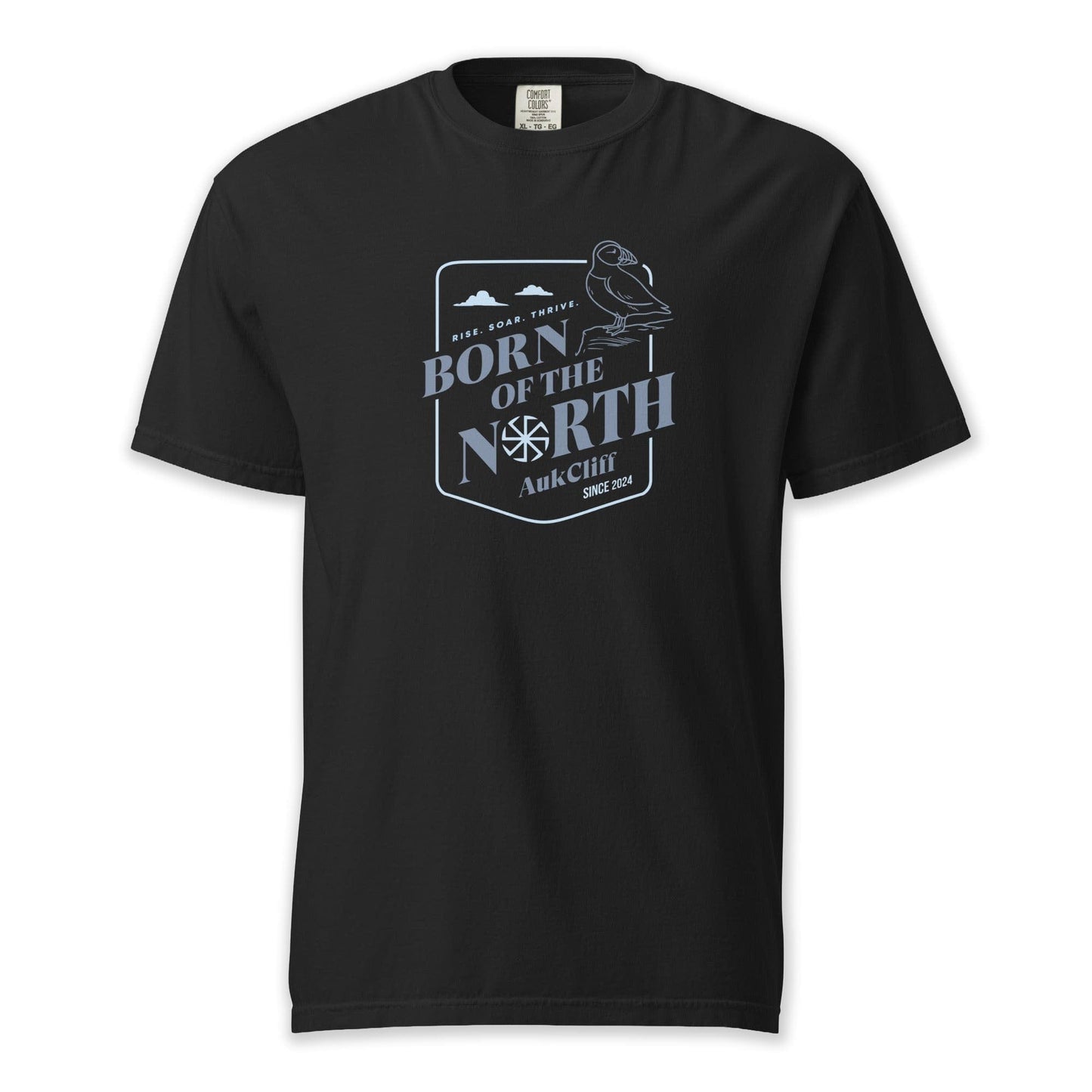 AukCliff® The Origin Collection T-shirt Black / S Born of the North Comfort Colors T-Shirt