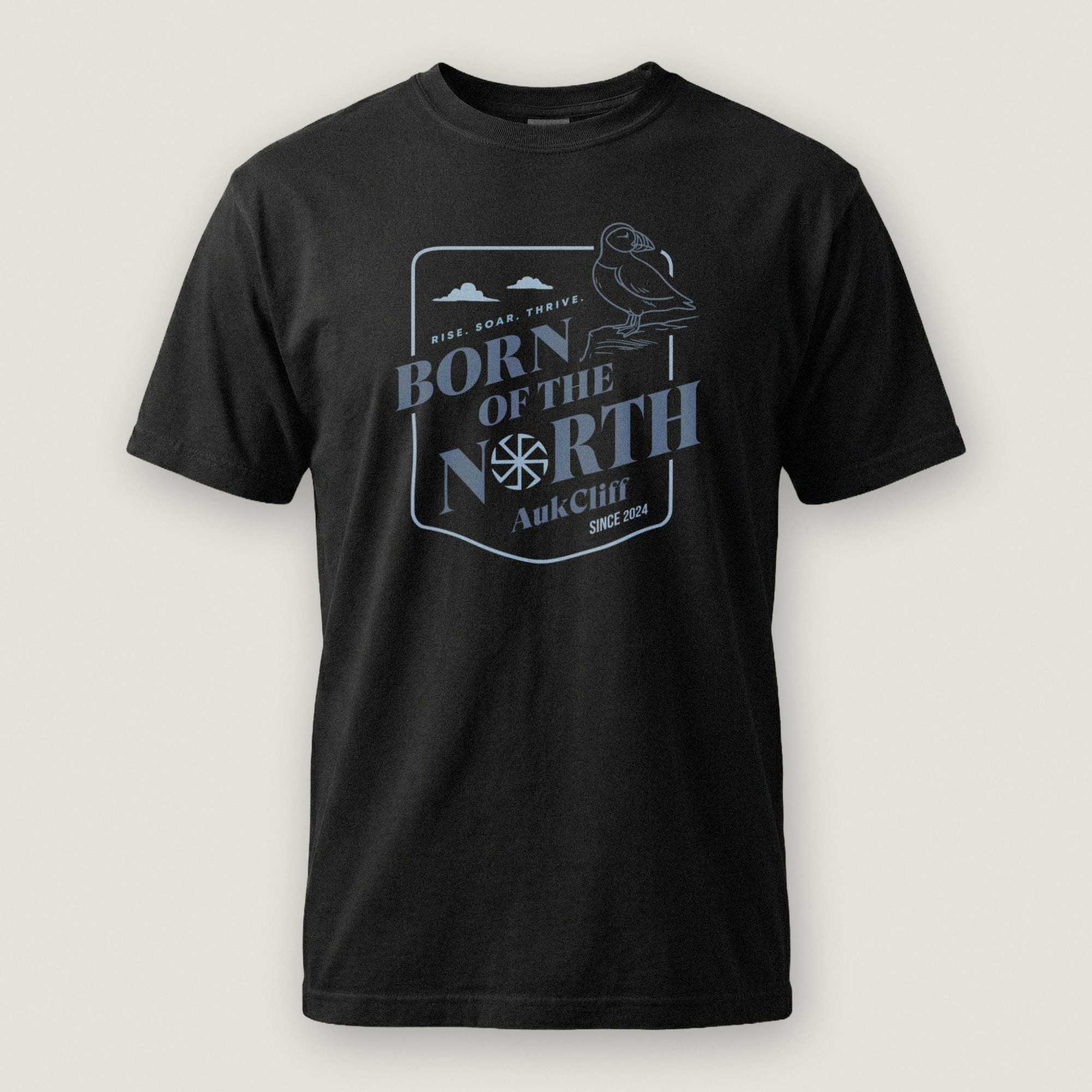 AukCliff® The Origin Collection T-shirt Black / S Born of the North Comfort Colors T-Shirt