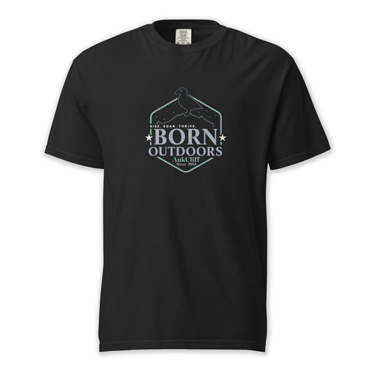 AukCliff® The Origin Collection T-shirt Black / S Born Outdoors Comfort Colors T-Shirt