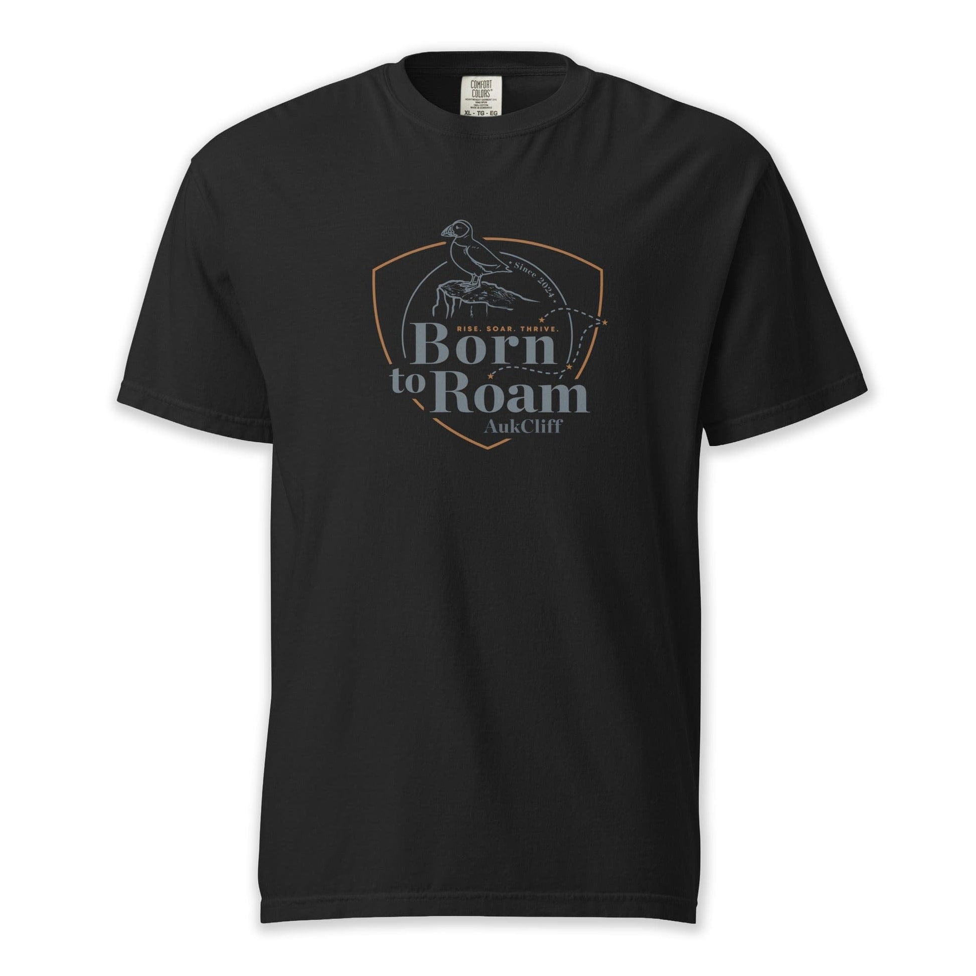 AukCliff® The Origin Collection T-shirt Black / S Born to Roam Comfort Colors T-Shirt