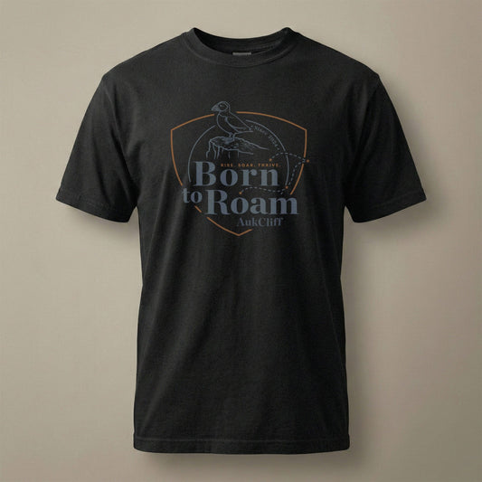 AukCliff® The Origin Collection T-shirt Black / S Born to Roam Comfort Colors T-Shirt