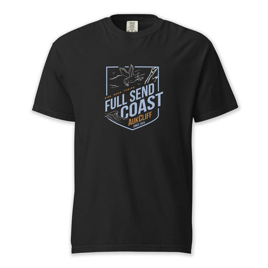 AukCliff® The Origin Collection T-shirt Black / S Full Send Coast Comfort Colors T-Shirt