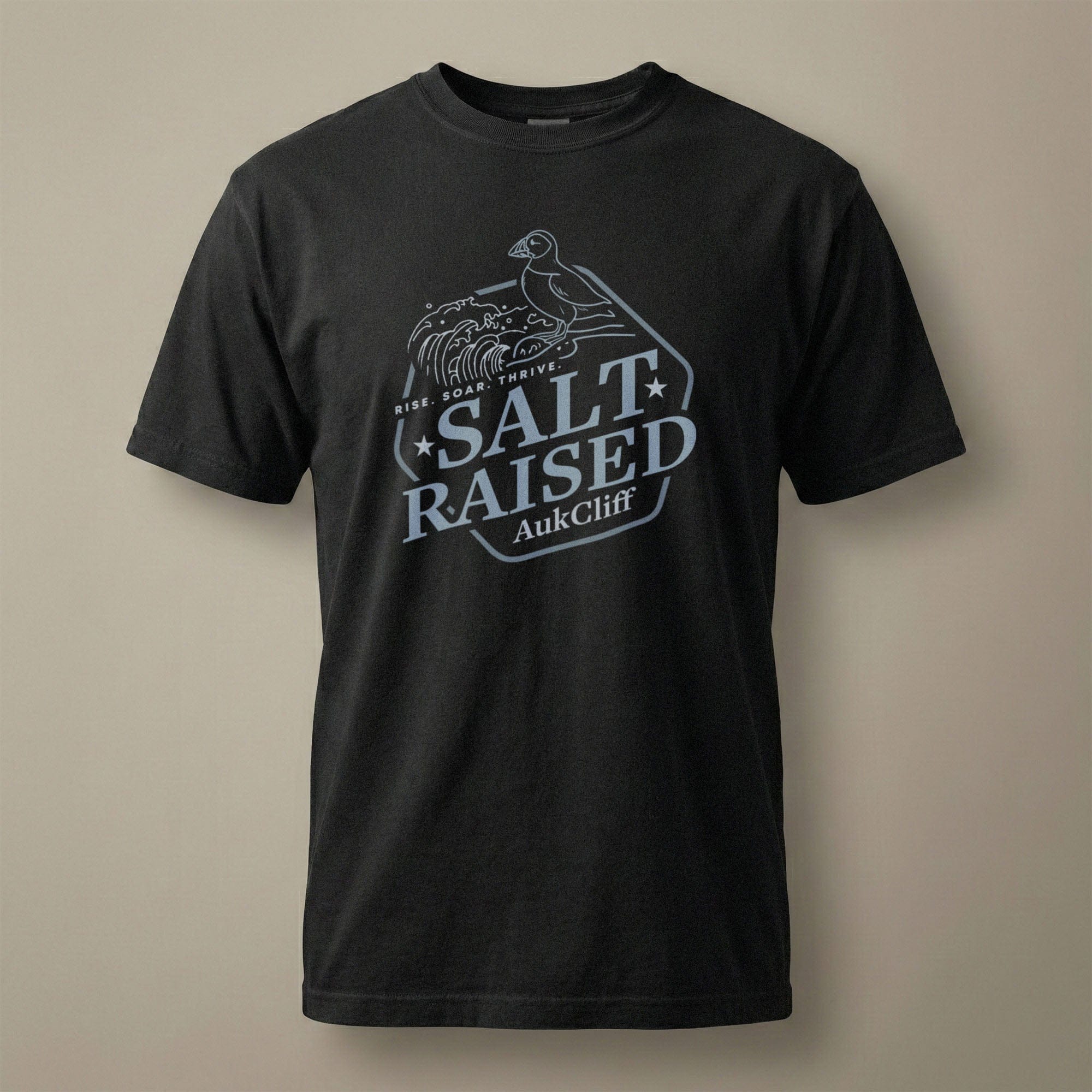 AukCliff® The Origin Collection T-shirt Black / S Salt Raised Comfort Colors T-Shirt