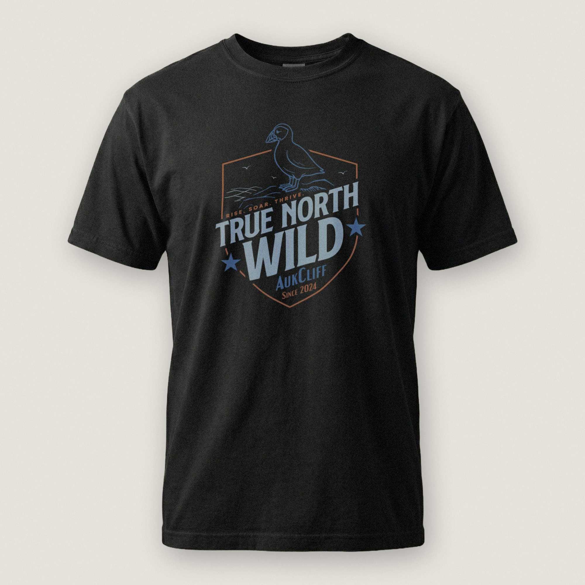 AukCliff® The Origin Collection T-shirt Black / S True North Wild Comfort Colors T-Shirt