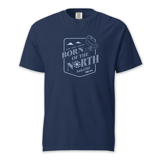 AukCliff® The Origin Collection T-shirt True Navy / S Born of the North Comfort Colors T-Shirt