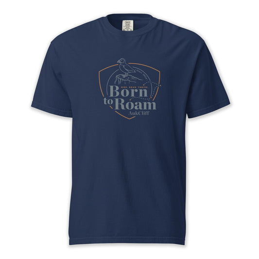 AukCliff® The Origin Collection T-shirt True Navy / S Born to Roam Comfort Colors T-Shirt