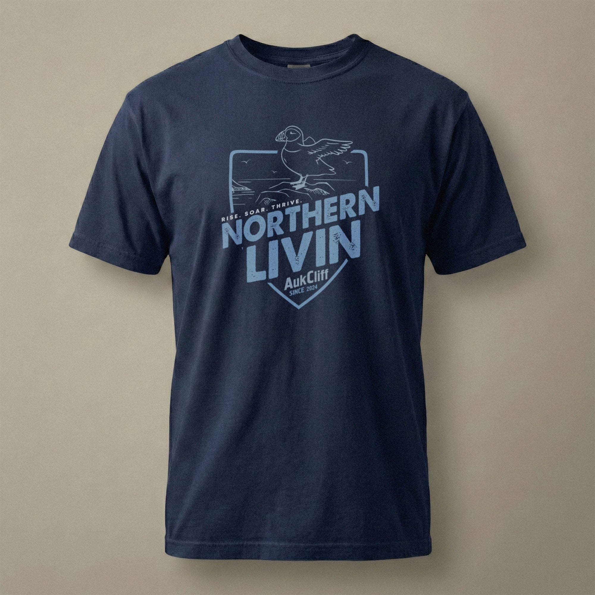 AukCliff® The Origin Collection T-shirt True Navy / S Northern Livin’ Comfort Colors T-Shirt