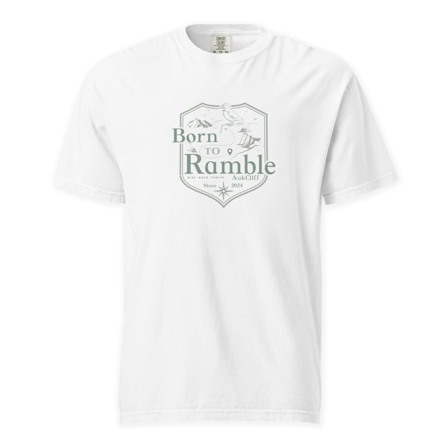 AukCliff® The Origin Collection T-shirt White / S Born to Ramble T-Shirt