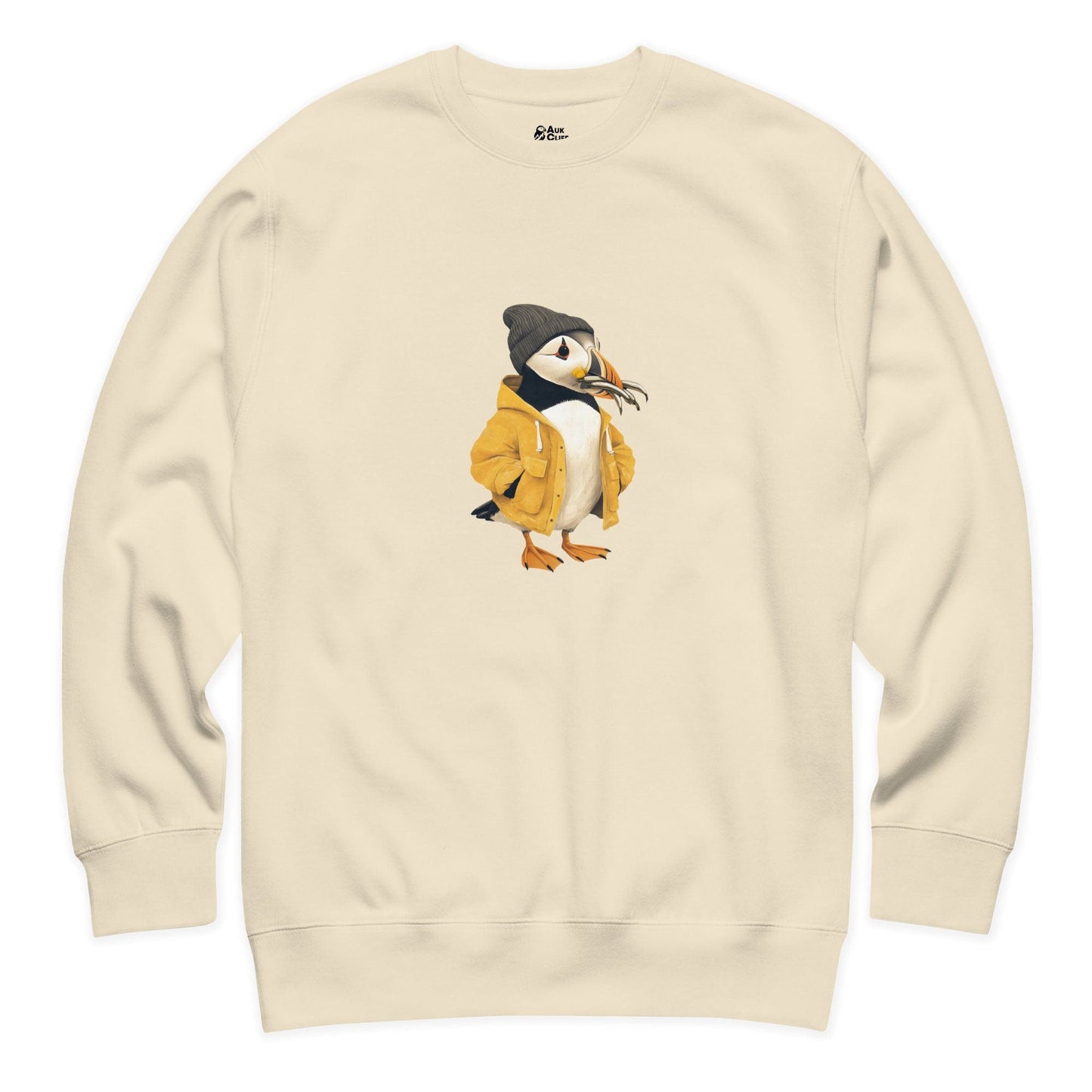 AukCliff Trailblazer Collection Graphic Sweatshirts Bone / S Captain Puffin™ Catch of the Day Sweatshirt