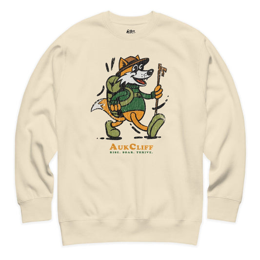 AukCliff Trailblazer Collection Graphic Sweatshirts Bone / S Vintage Trailblazer Fox Sweatshirt