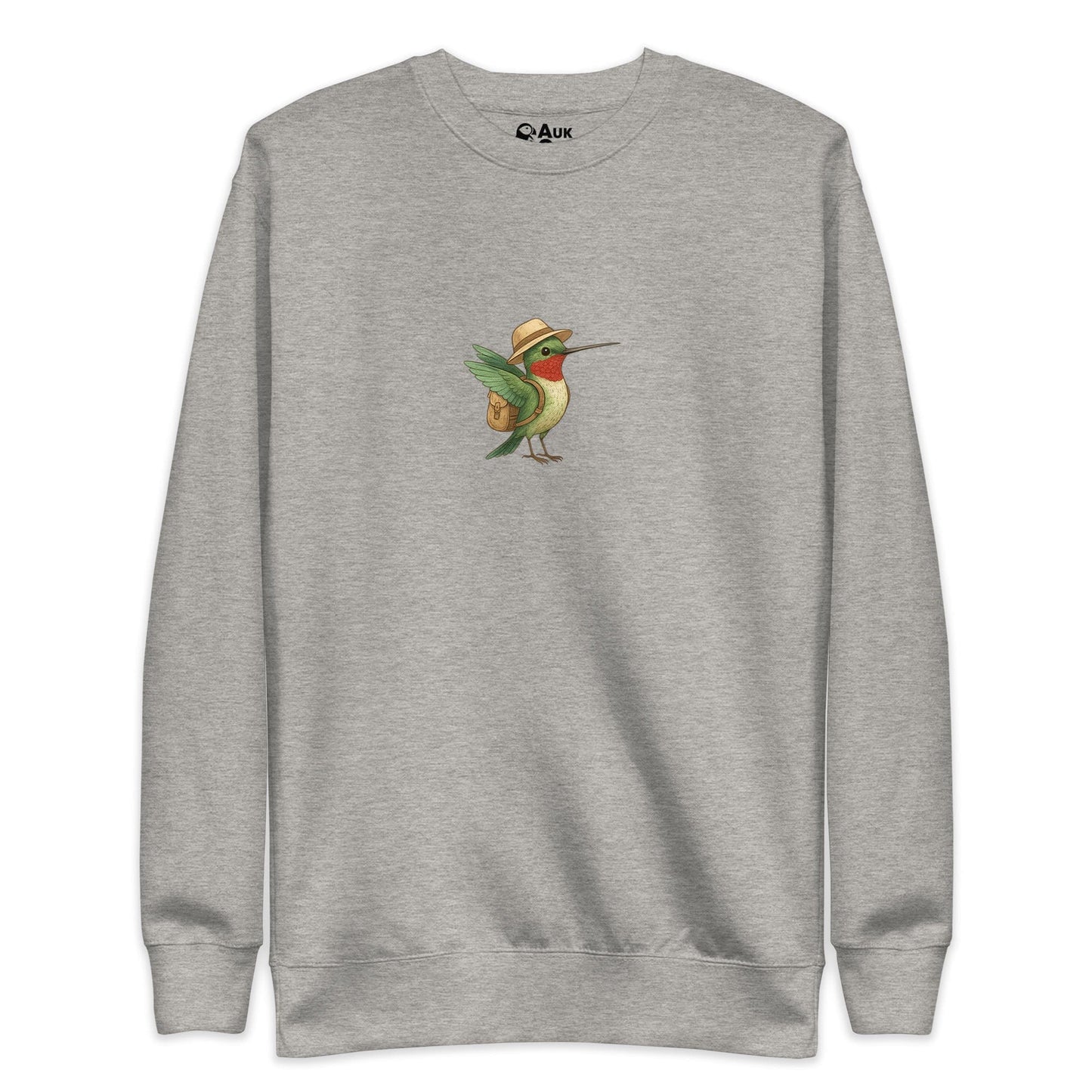 AukCliff Trailblazer Collection Graphic Sweatshirts Carbon Grey / S Trailblazer Hummingbird Sweatshirt