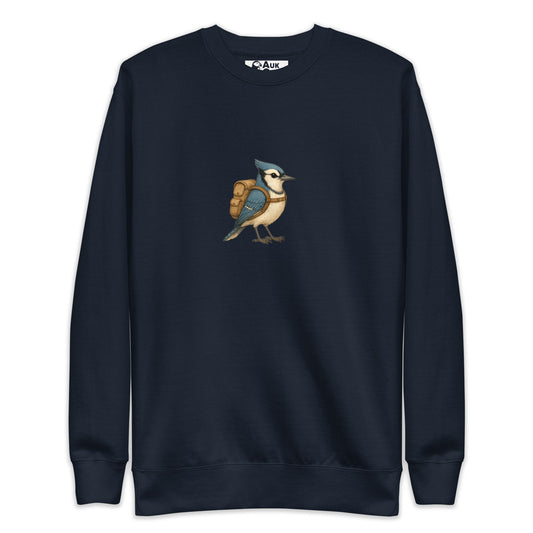 AukCliff Trailblazer Collection Graphic Sweatshirts Navy Blazer / S Trailblazer Blue Jay Sweatshirt